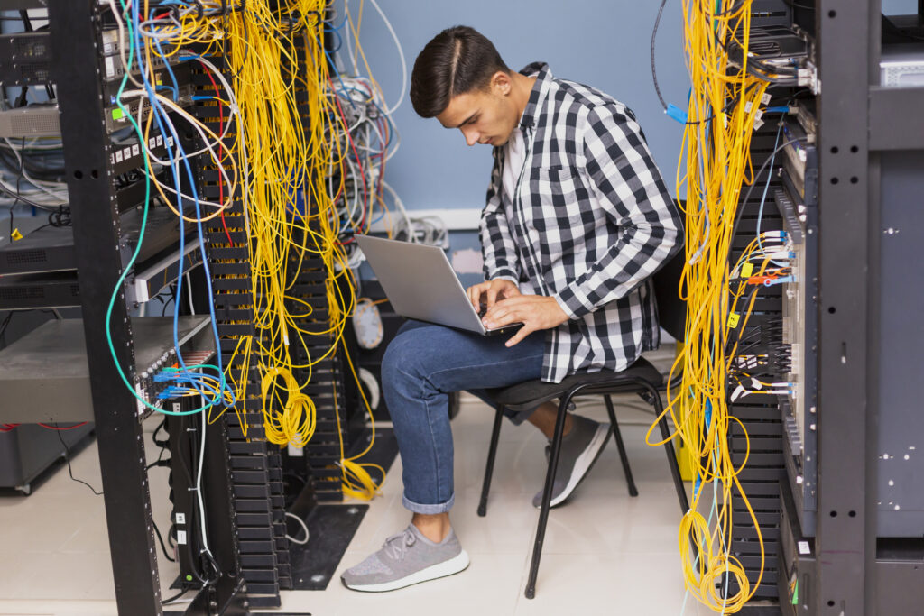 IT support cabling img one